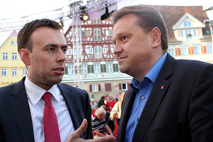 Minister Nils Schmid MdL und Alexander Bauer